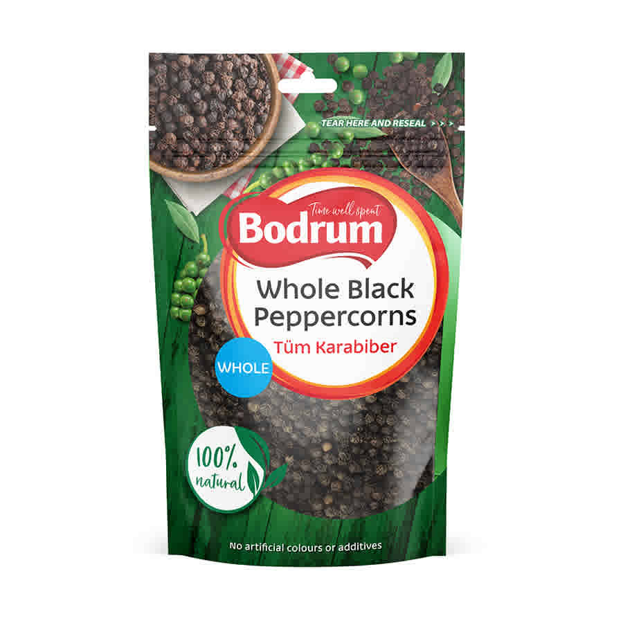 Bodrum Whole Black Pepper 100G