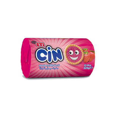 Eti Cin Strawberry Jelly Biscuit 325g