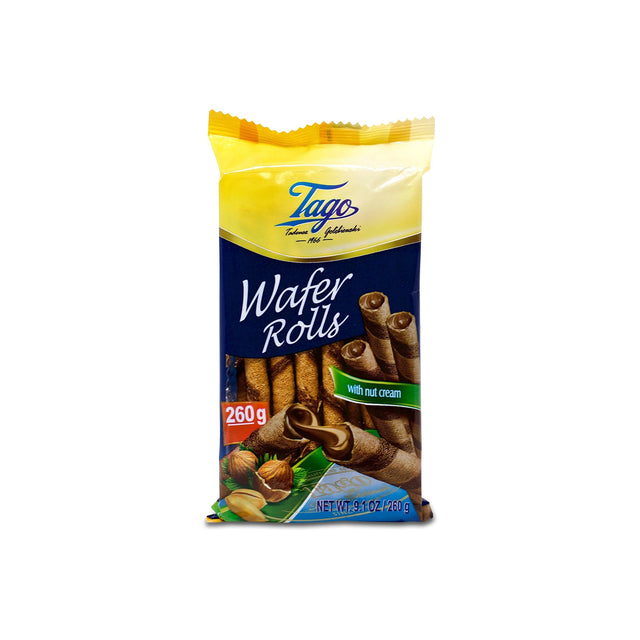 Tago Wafer Rolls With Nut Cream 260G