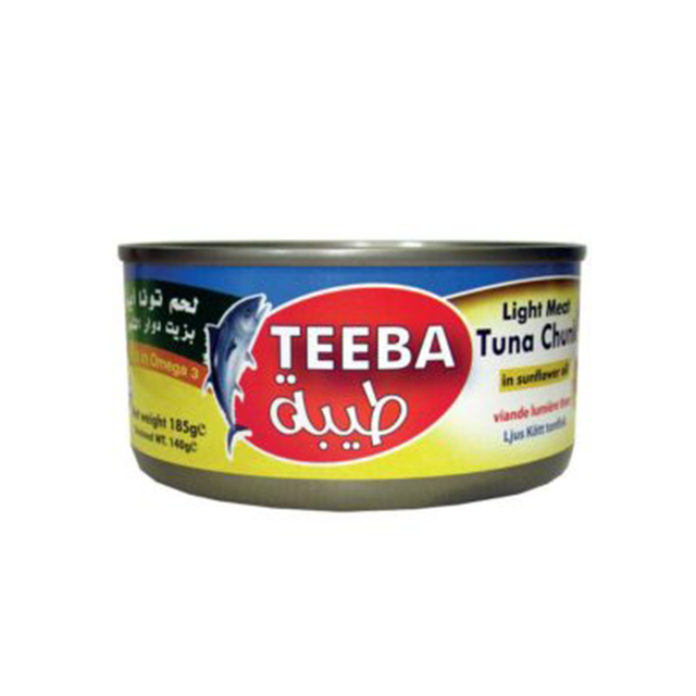 Teeba Tuna Chunk in Sunflower 160g