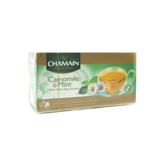 Offer Chamain Camomile & Mint Tea 20 Bags X 2 packs