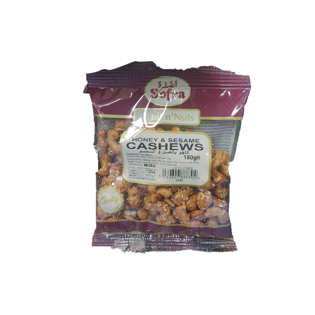 Sofra Honey & Sesame Cashews 180g