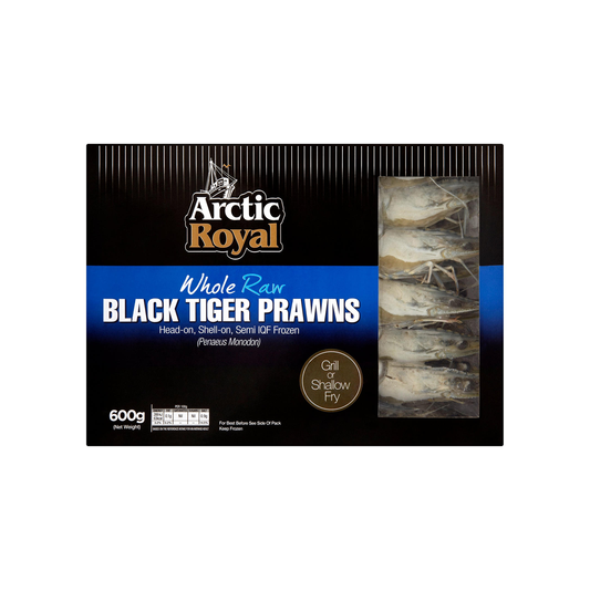 Black Tiger Prawns 600g