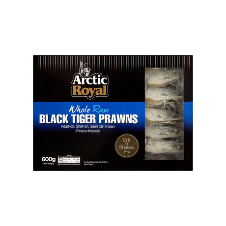 Black Tiger Prawns 600g