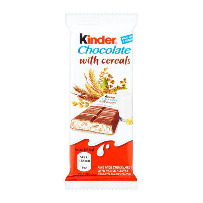 Kinder Chocolate With Cereals – 23.5G