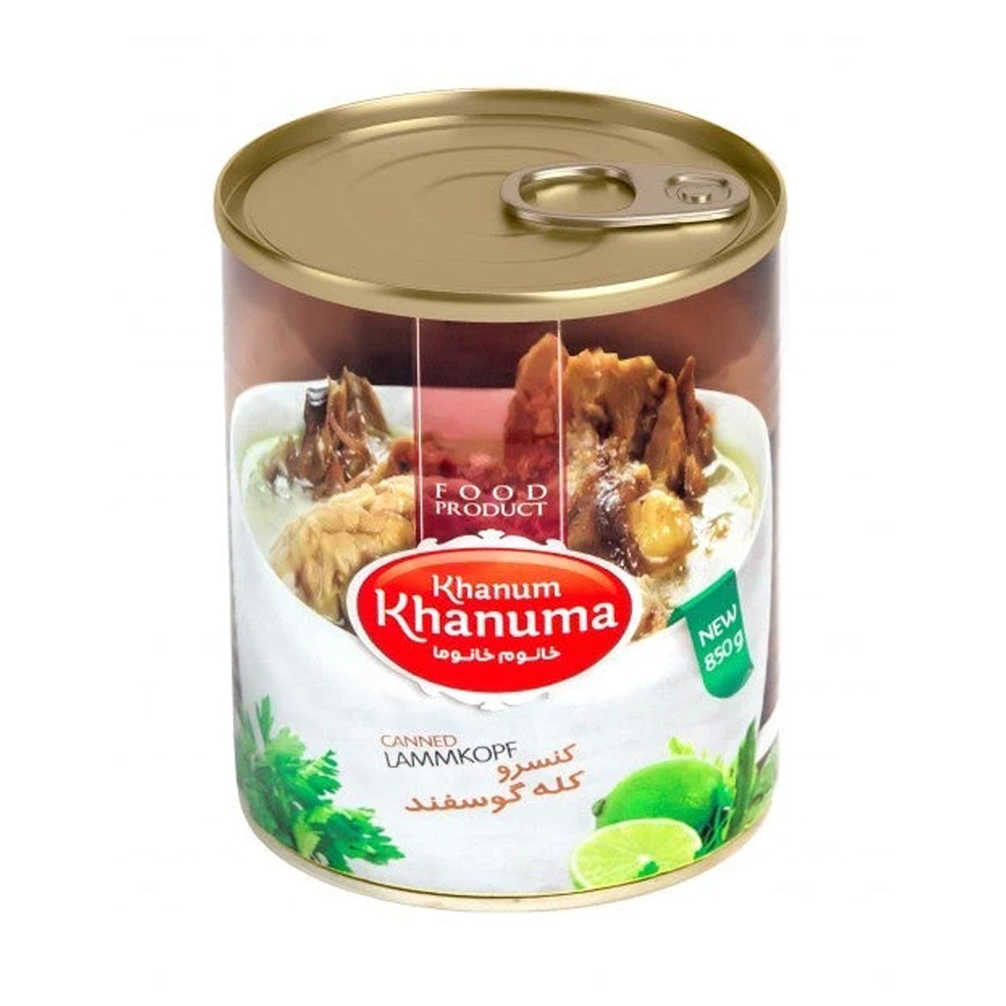 Khanum Khanuma Canned Lammkopf 850g