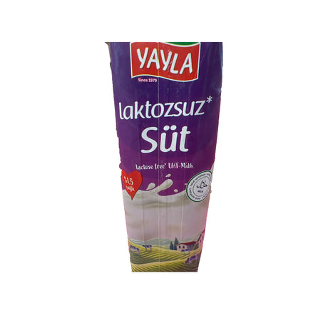 Yayla Laktozsuz Sut 1L