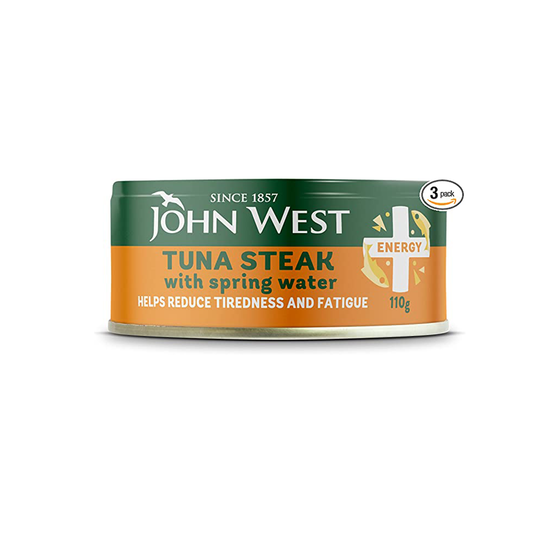 John West Tuna Steak With Oil In Spring Water 110g