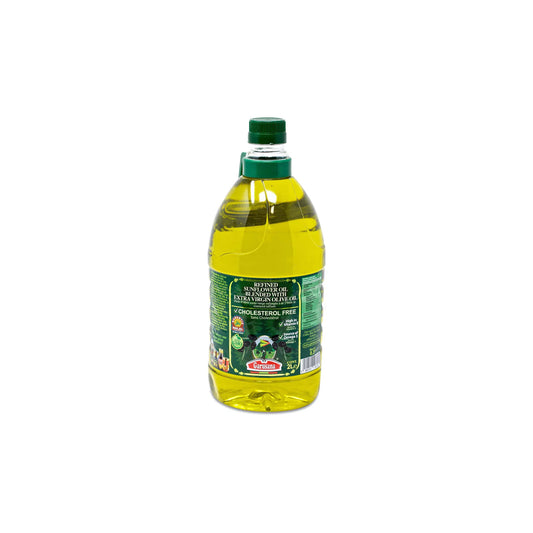 Garusana Refined Sunflower Oil Blended With Extra Virgin Olive Oil 2L