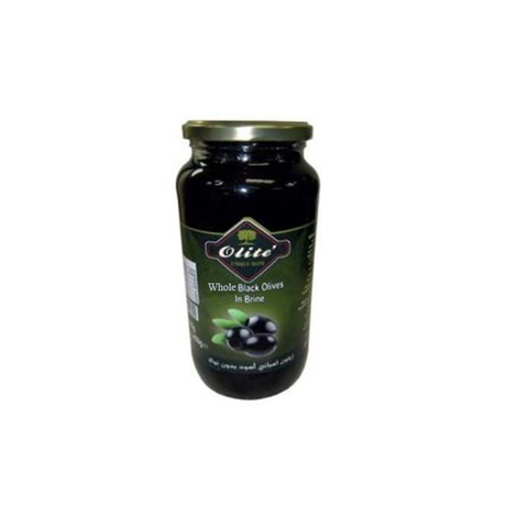 Olite Whole Black Olives In Brine 935g