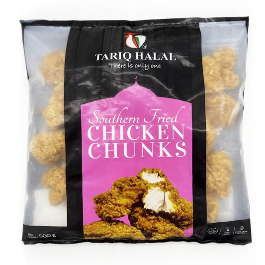 Tariq Halal Southern Fried Chicken Chunks 500g