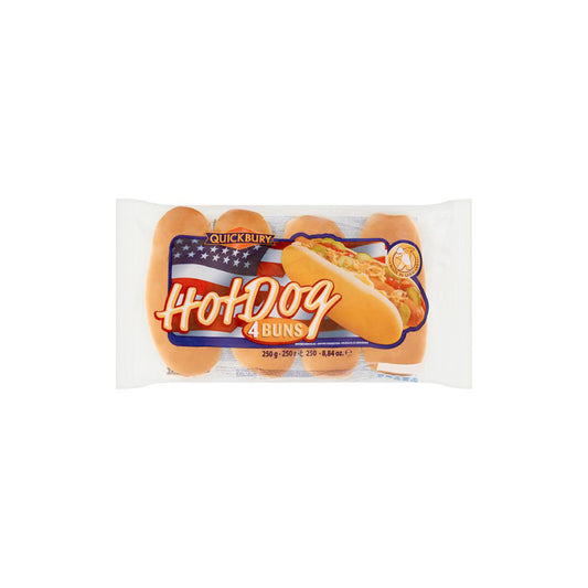 Offer Quickbury Hot dog Buns 250G X 3 packs