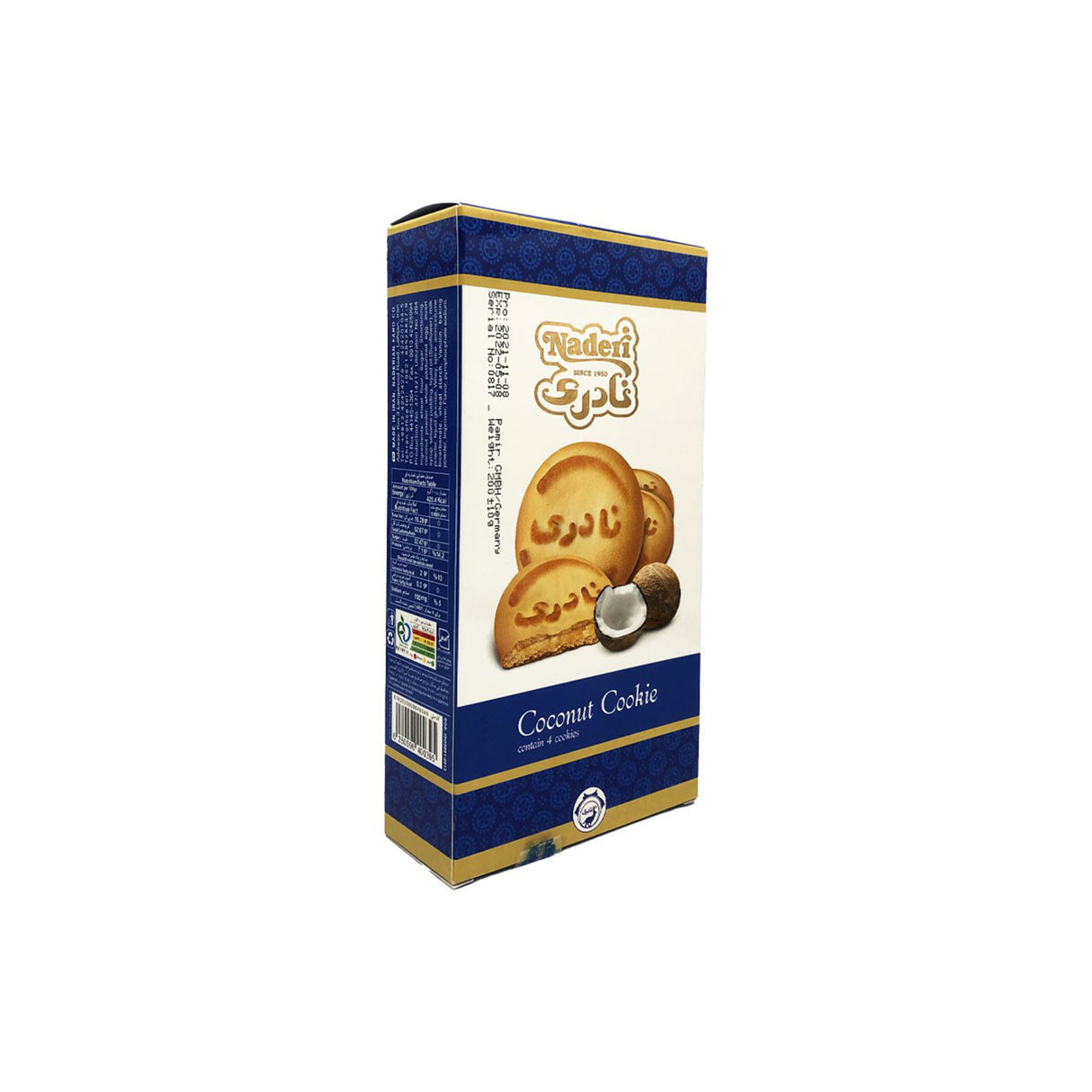 Naderi Coconut Cookie 200g