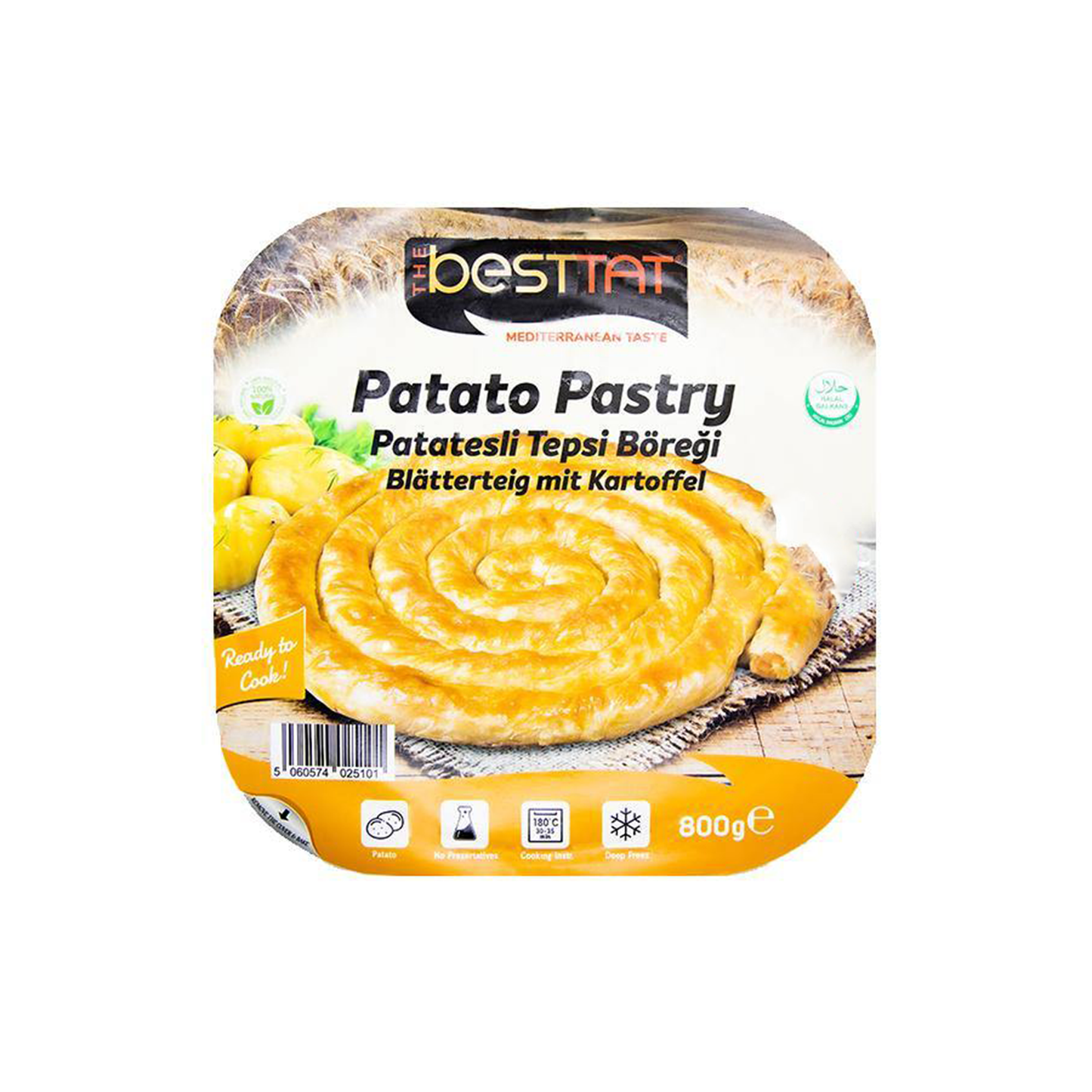 Besttat Potato Pastry 800g