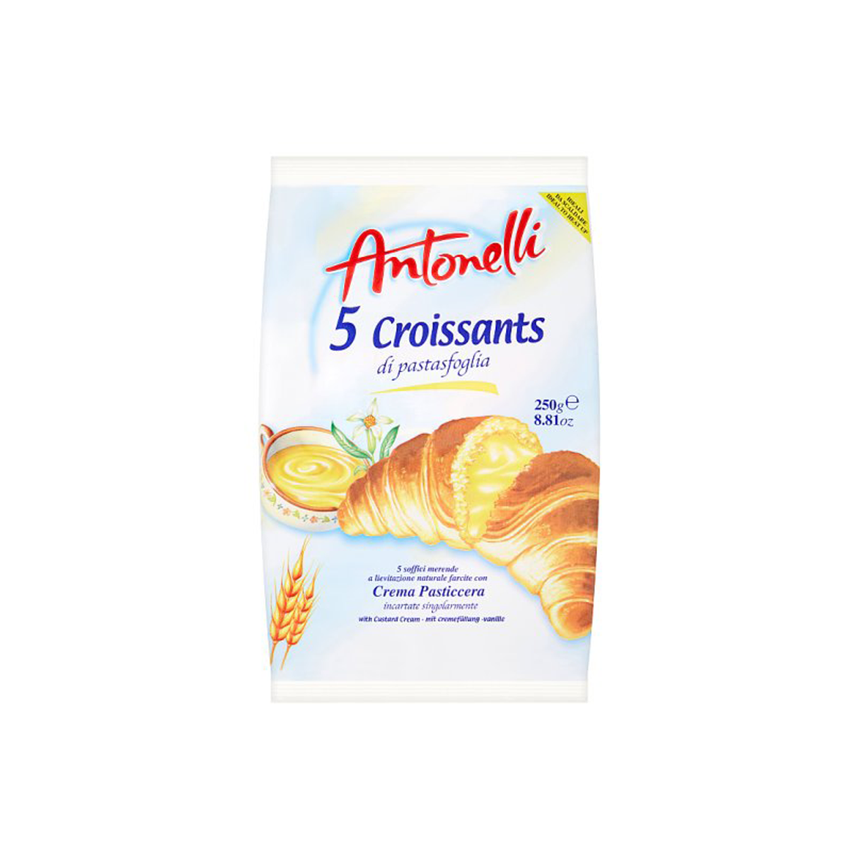 Antonelli Croissant Crema Pasticcera Pastry Cream 250g