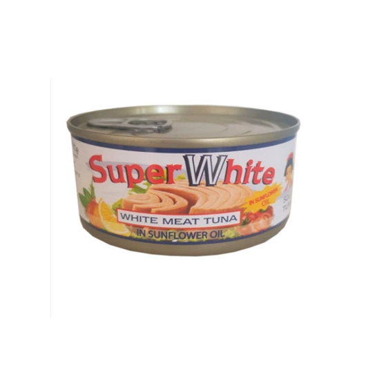 Super White White Tuna Meat in Olive Oil 185g