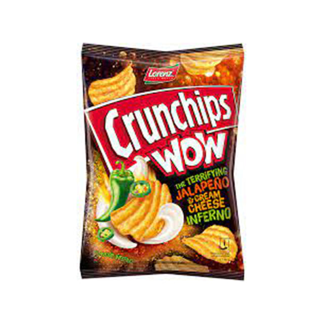 Lorenz Crunch Chips Wow Jalapeno & Cream Cheese 110g