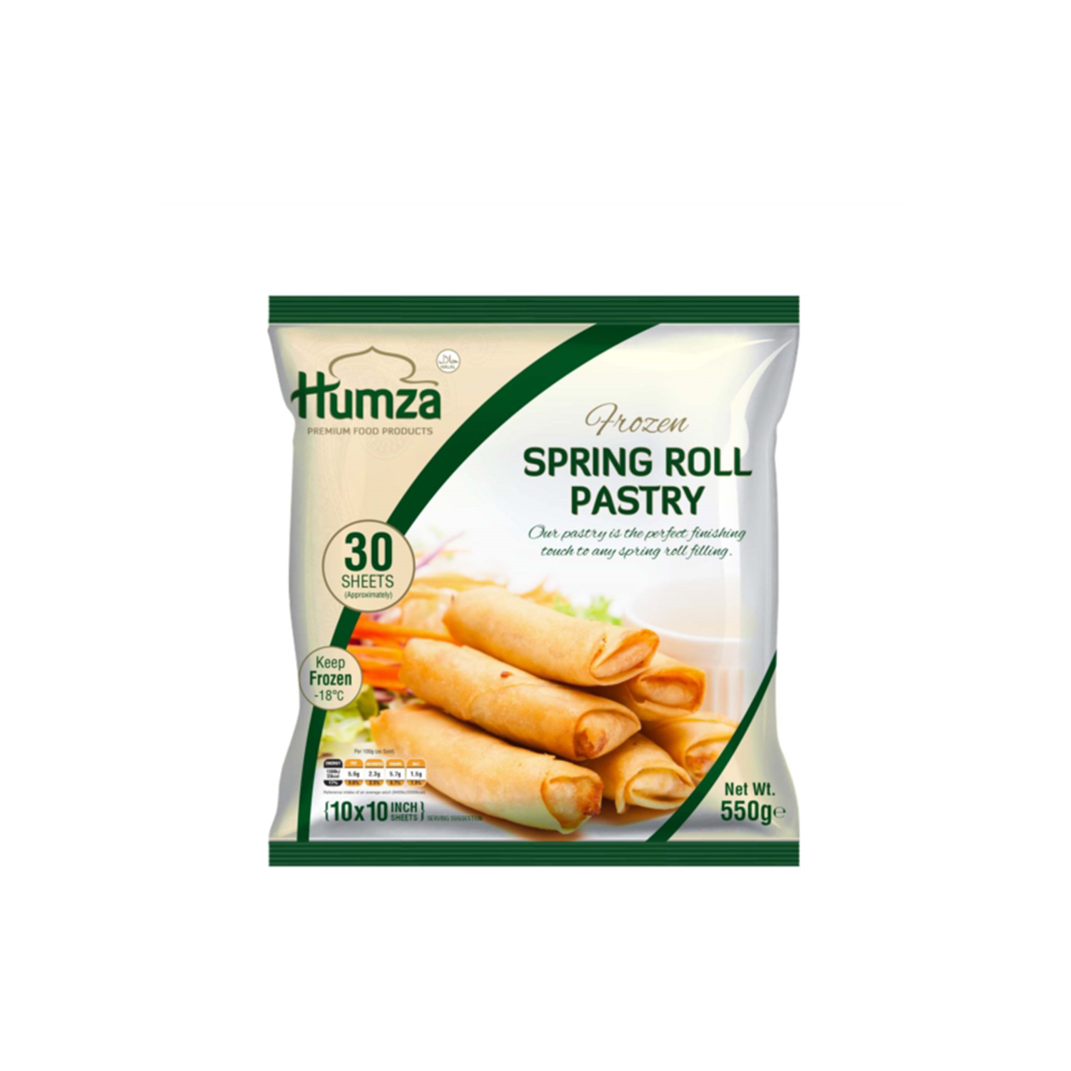 Humza Spring Roll Pastry 550g