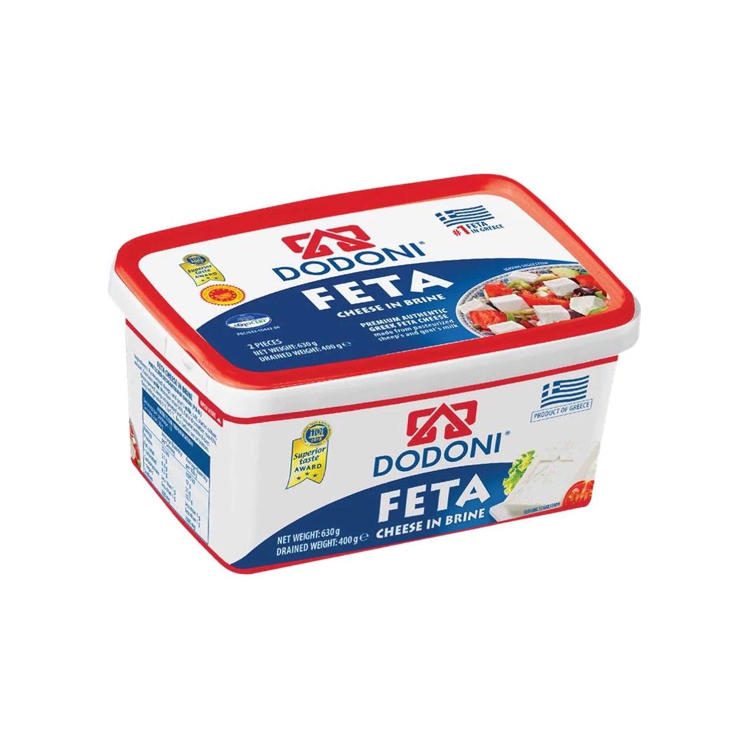 Dodoni Feta Cheese In Brine 630g – MyJam Food