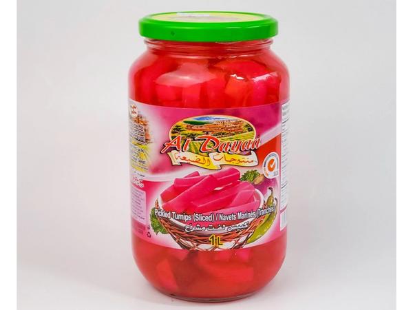 Al Dayaa Sliced Pickled Turnips 1Kg