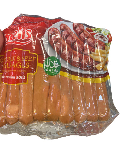 Melis Chicken & Beef Sausages 500g