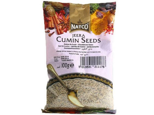 Natco Cumin Seeds 100g Bag