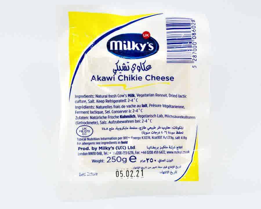 Milky's Akawi Chikie Cheese 250G