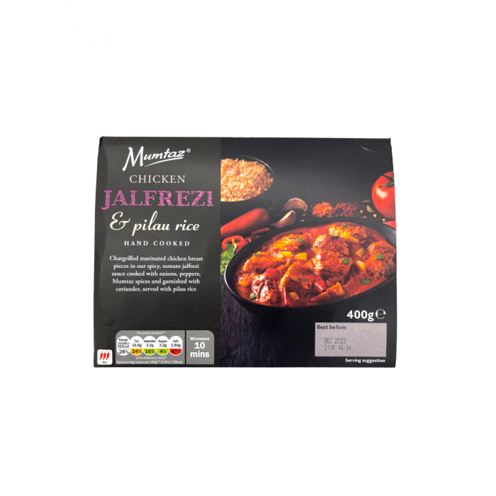 Mumtaz Chicken Jalfrezi & Pilau Rice 400g