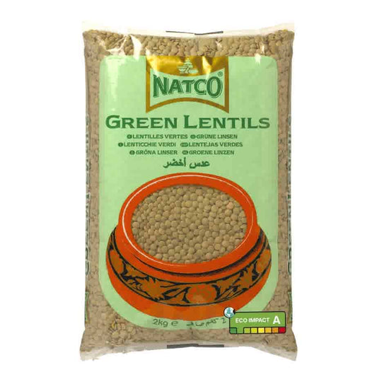 Natco Green Lentils 2KG