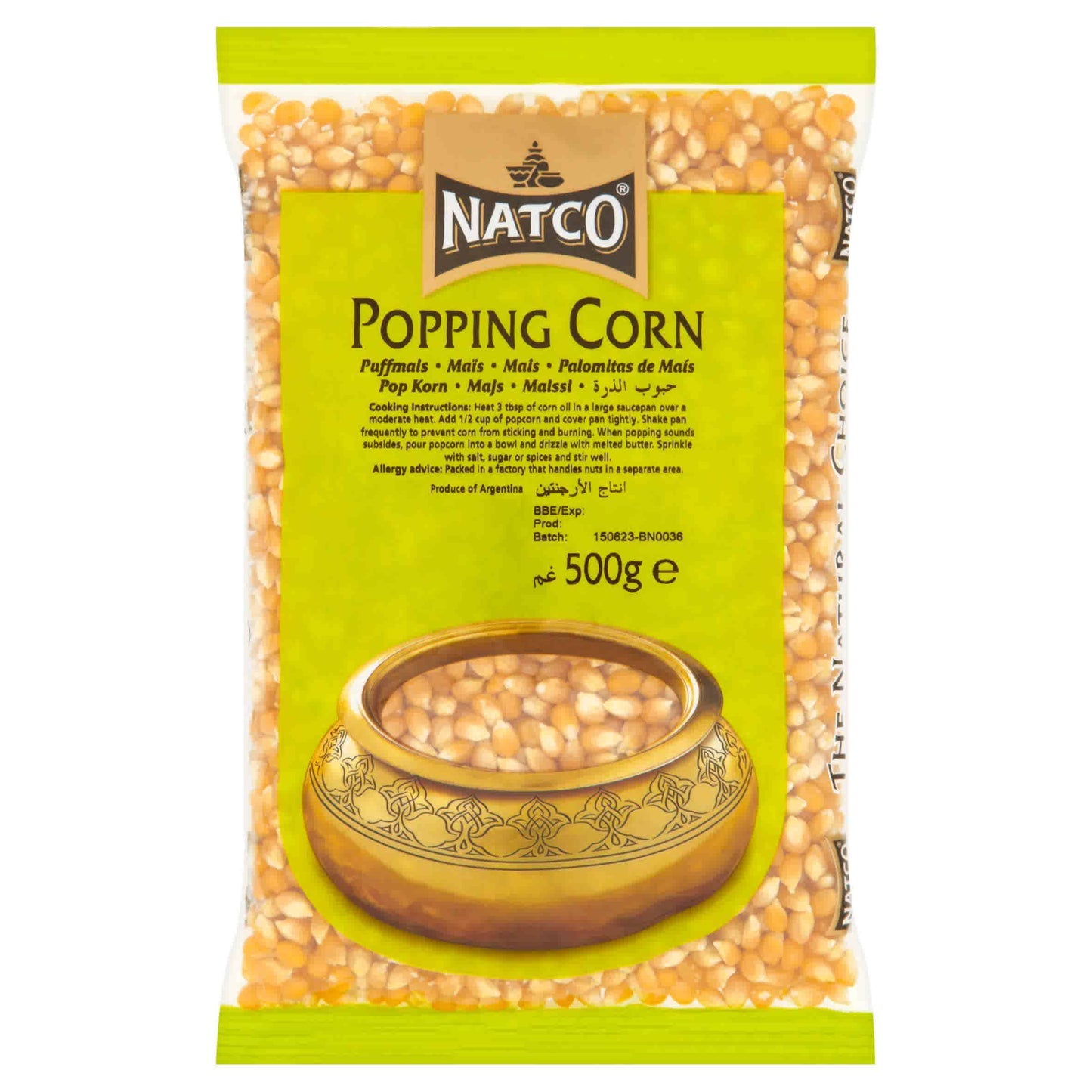 Natco Popping Corn 500g