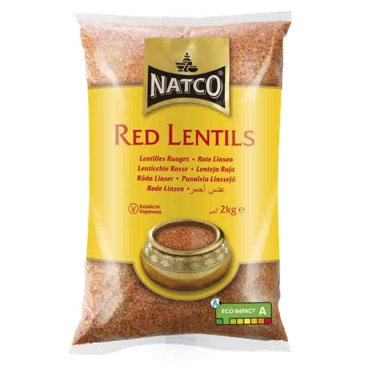 Natco Red Lentils 2KG