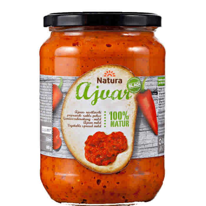 Natura Ajvar Mild 540g