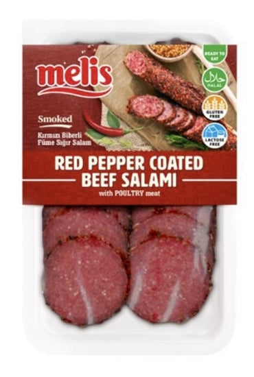 Melis Red Pepper Coated Beef Salami 80g