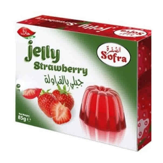 Offer Sofra Jelly strawberry X5