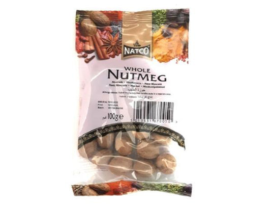 Natco Whole Nutmegs 100G
