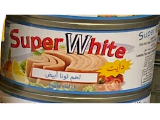 Super White White Tuna Meat in Brine 185g